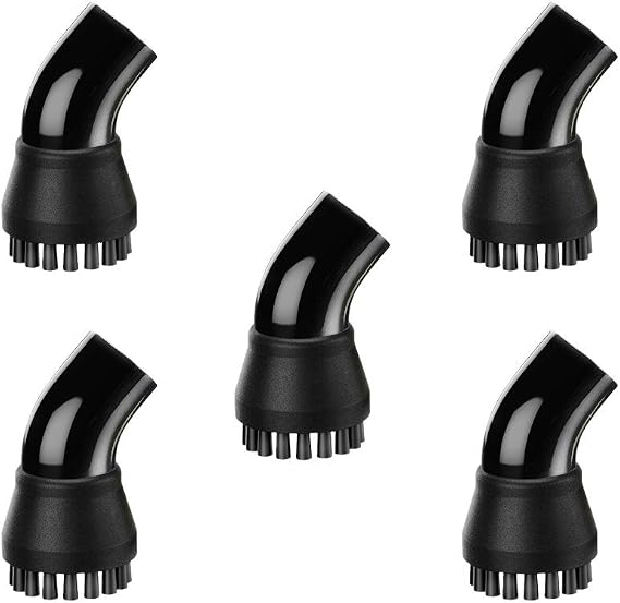 McCULLOCH Steam Cleaner Accessory Bundle with A1375-101 2-Pack Replacement Mop Pads and A1230-005 5-Pack Nylon Utility Brushes
