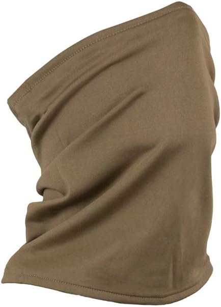 Made in USA Coyote Brown Summer Weight Performance Neck Gaiter Coyote Brown