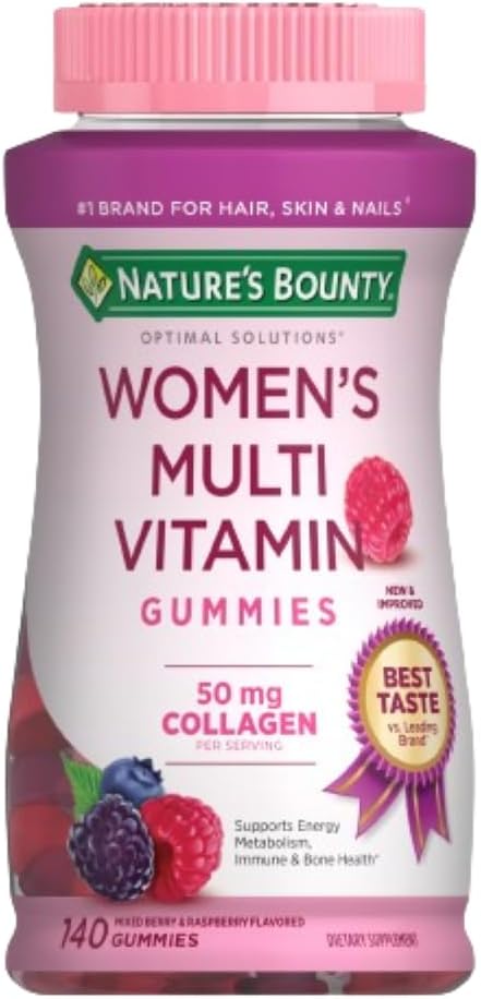 Nature's Bounty Optimal Solutions, Women's Multivitamin Gummies, 140 Count