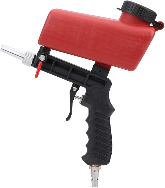FastUU Pneumatic Sand Blaster, Portable Sandblaster, Sandblasting Gun, Sandblasting Gun Kit with Large Capacity for All Blasting, Metal Rust Removal, Detail Treatment