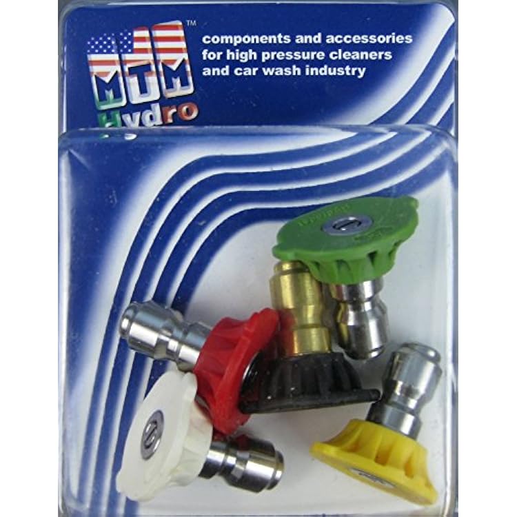 MTM Hydro 17.0171 Pressure Washer 4.0 Spray Tips 5 pack