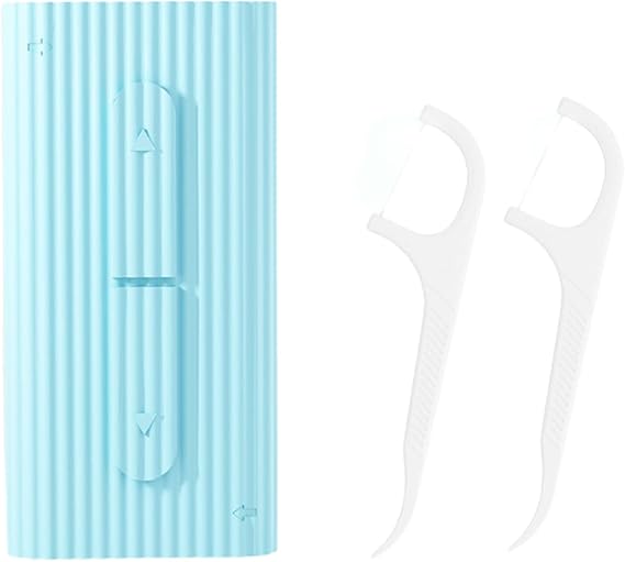Automatic Portable Flosses Storage Case - VALINK Floss Dispenser Portable Storage Box Flossers for Adults,dental floss storage box