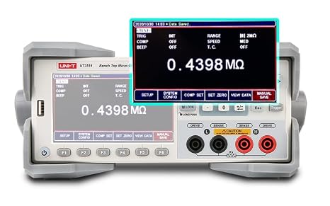 UNI-T UT3510 Series Micro Ohm Meters Handler,RS232,USB Device,USB Host 12 2U 4.3 inches TFT LCD (UT3513 1~20k)