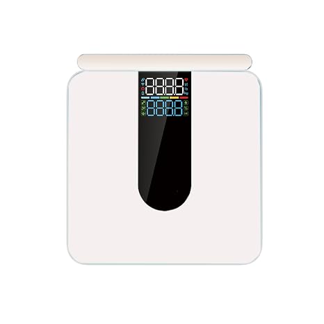 Smart Scale for Body Weight, 8-Electrode Bathroom Digital Scale with BMI, Body Fat, Muscle Mass, Highly Accurate Full Body Composition Analyzer, 56 Metrics in App, with WiFi and Bluetooth