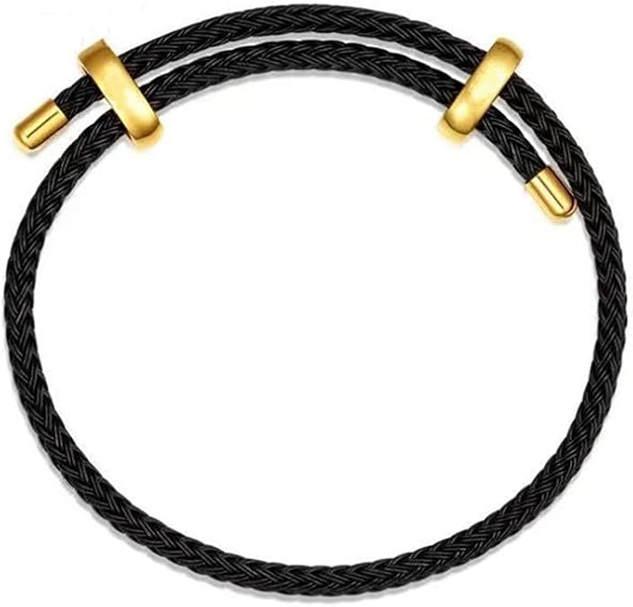 Bracelet Unisex Steel Rope Bracelet Couple Bracelet Simplicity Fashion Titanium Buckle Adjustable Wire Rope Bracelet