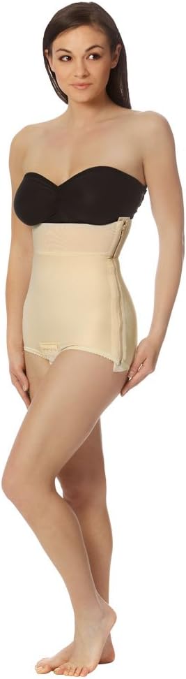 MARENA Women's 1st Stage High Waisted Compression Girdle - Size XL Beige