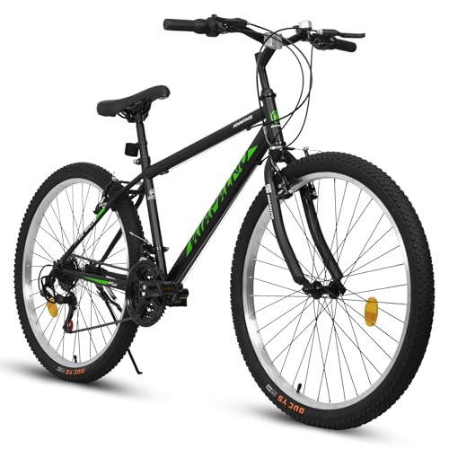 Ecarpat 24 26 Inch Mountain Bike, Classic 21 Speeds V Brake Men Women Bicycle, Carbon Steel Mountain Bike for Adult Teens, Trail Beach Snow Commuter City Bikes, Prefect Gift Choice