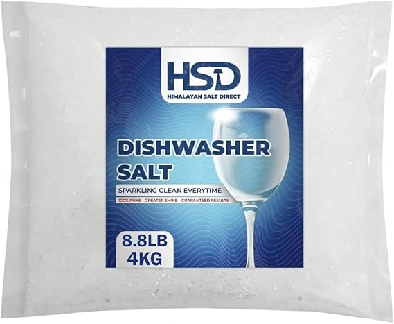 Dishwasher Salt Box, 4kg, Prevents Limescale Build Up, Effective against Hard Water