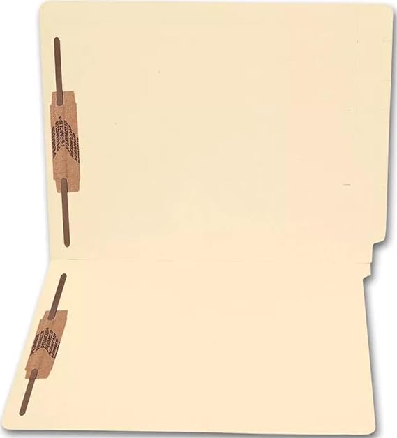 End Tab Full Cut Folder 18 pt 2 Fastener, 100 Folders