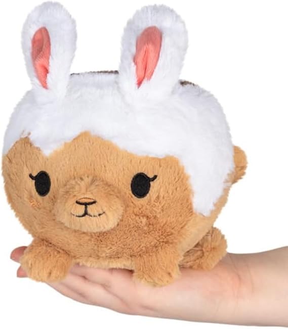 Squishable - Snugglemi Snackers Cinnabunny - SynthiSquish Collection - 8 in - Soft Toy Collectible Stuffed Animal - Beans