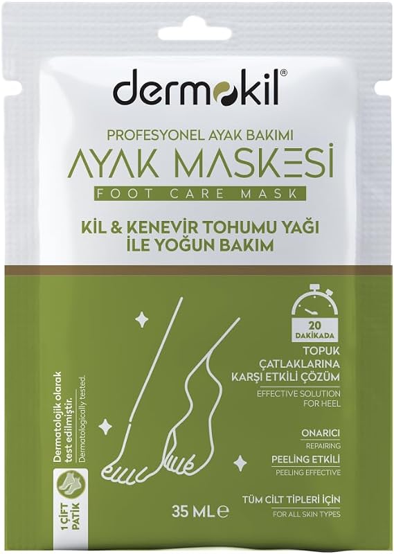 Dermokil Kil & Kenevir Yağli Ayak Maskesi (35 ml)