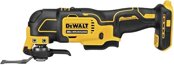 DEWALT atomic 20V MAX* Oscillating Tool, Cordless, Oscillating, Tool only (DCS354B), 1 item package quantity, Color Multi