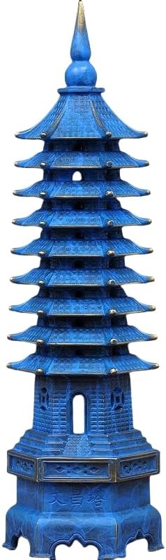 Brass Chinese Pagoda Wenchang Tower, Chinese Tower for Students, Elites