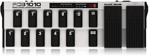 Behringer FCB1010 Ultra-Flexible MIDI Foot Controller with 2 Expression Pedals and MIDI Merge Function
