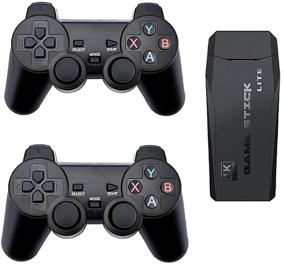 Wireless Retro Game Console - Retro Play Game Stick,Nostalgia Stick Game,9 Classic Emulators,4K HDMI Output,Plug and-fgtg227