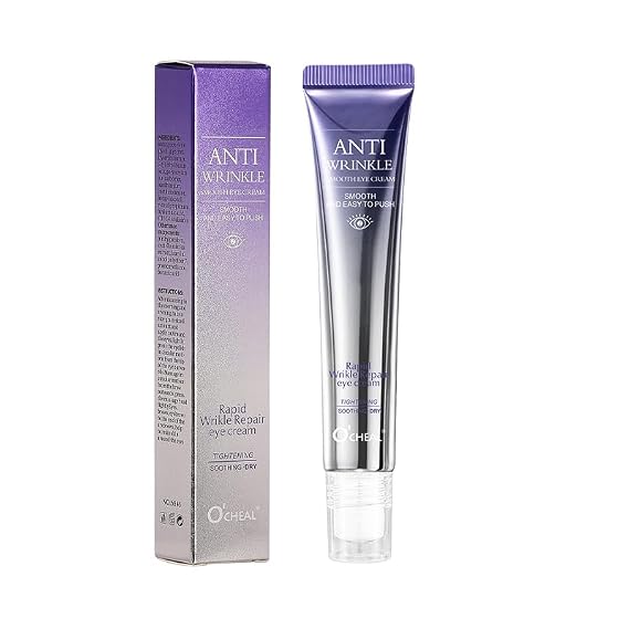 O'CHEAL Rollerball Massager Moisturizing Eye Cream Anti Dark Circle Firming Eye Cream Serum Hyaluronic Acid Eye Skin Care