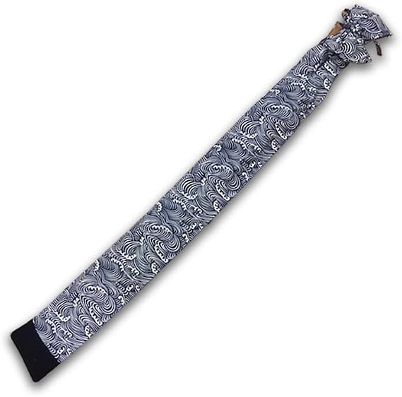 Stormy Wave Pattern Shinai Bag-100% cotton kendo shinai, Navy