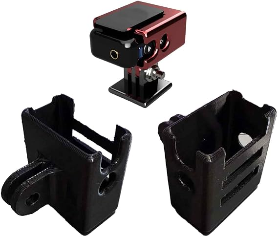 Microphone Stand Adapter for DJI Mic 2 Compatible with GoPro Standard Mount Action Camera Accessories Black