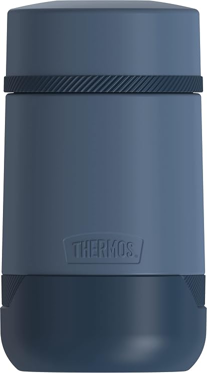 THERMOS ALTA Series, Stainless Steel Food Jar, 18 Ounce, Slate