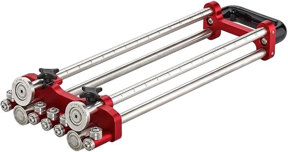 Malco FS2F350 2-Station Metal Roofing Bender (350mm) 0100 Sheet Metal Bending Tool, Adjustable Rollers (.51mm), Includes IP67 Waterproof Case, Portable Field Bender for Standing Seam & Flashing