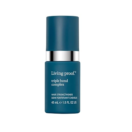 Living Proof Triple Bond Complex Leave-In Treatment and Hair Mask Rebuilds Hair Structure, Repairs Damage, Heat Protection, Long-Lasting Results