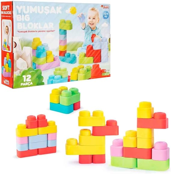 Yumuşak Big Bloklar 12 Parça