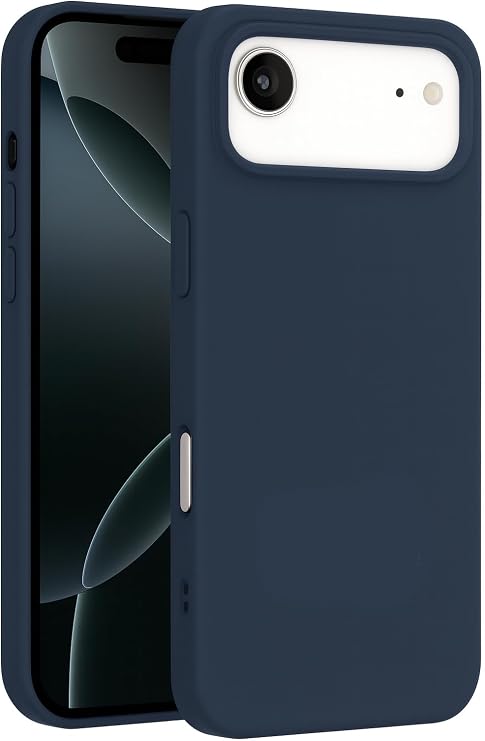 Coverzone iPhone 17 Pro Max İle Uyumlu Kılıf Z-Mara Lansman Vieri Tam Koruma Arka Kapak Kamera Koruma Çıkıntılı Pürüzsüz Yüzey Lacivert