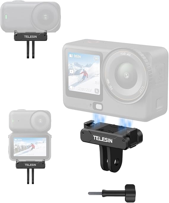 TELESIN DJI Osmo Eylem 6 & Nano için Manyetik Tutuşunu Adaptörü Dağı