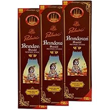Padmini Brindavan Sandal Incense Sticks (3 x 300 gm Pack = 195 Sticks)