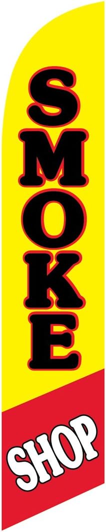 Smoke Shop 5279 Feather Banner Swooper Flag -No Wind Required- Replacement FLAG ONLY