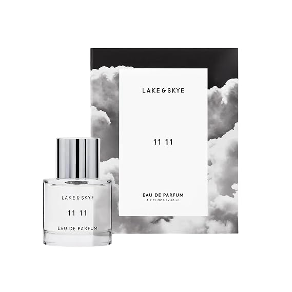 Lake & Skye 11 11 Eau de Parfum Spray Sample - Clean Skin Musk, Amber, Vegan, Cruelty Free - 0.06 fl oz (2 ml)