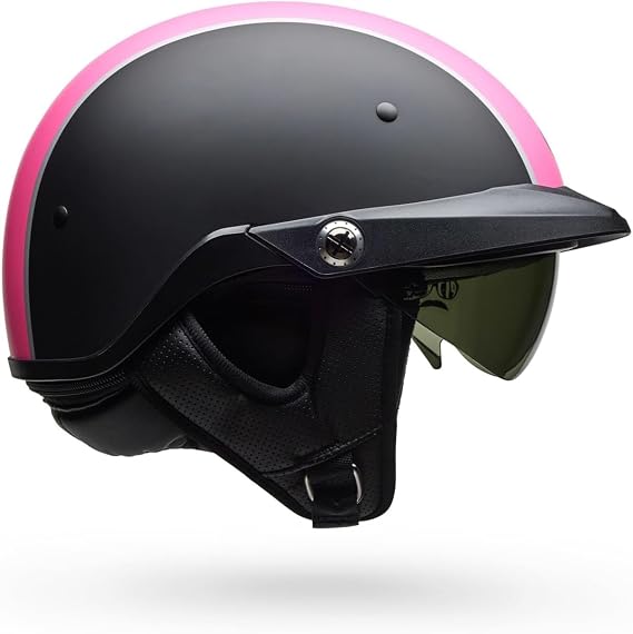 BELL Helmets Pit Boss - Matte Black/Pink Pin, Medium