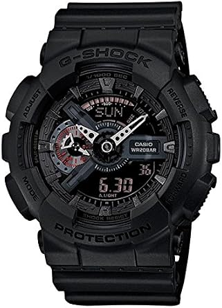 Casio GA110MB-1A Men's Watch Military Black Series G-SHOCK International Model GA-110MB-1A