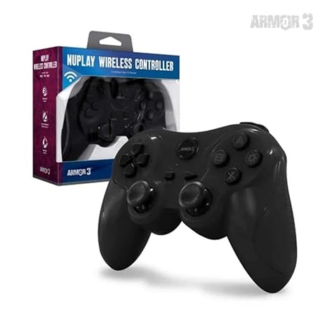Armor3 NuPlay Wireless Controller for PS3 / Playstation 3, Gaming Gamepad Black