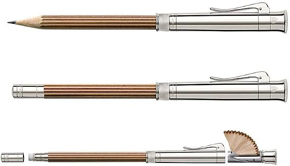 Faber Castell Pencil Perfect Pencil Sterling Silver Brown 118566
