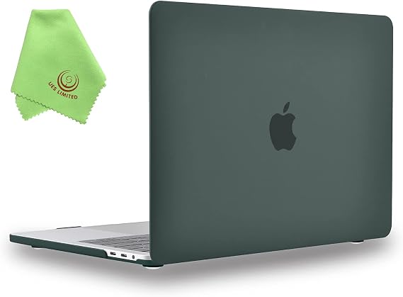 UESWILL Case for MacBook Pro 13 inch M1 M2 2016-2024, Midnight Green