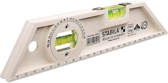 Stabila 104 Level +Angle Device 250mm/10in 6901