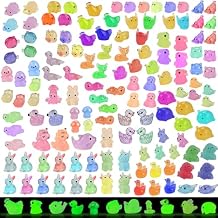 200 Pcs Mini Resin Animal Set - 32 Styles Glow in The Dark Tiny Figurines for Fairy Garden, Party Favors, Dollhouse, Terrariums & DIY Decor