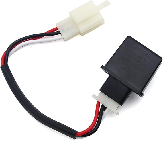 12V 3-Pin Electronic LED Flasher Relay fix for LED Turnlight that Fixes Hyper Flash Problems FLR-MFC2