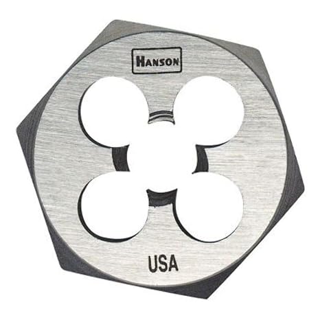 Hex Die, High Carbon Steel, Rh, 1/4-28 (HAN6523)