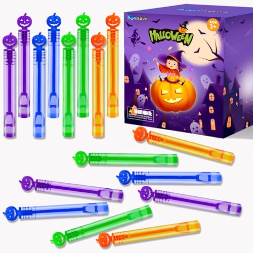 Halloween Treats Non Candy for Kids 32-100 Pack,Mini Bubble Wands for Toddlers, Halloween Party Favors Supplies Boo Basket Goodie Bag Stuffer Fillers,Small Classroom Toys Gifts Prizes for Boys Girls