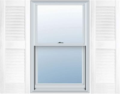 BUILDERS CHOICE EVL12047WH Shutters, 12 x 47, White