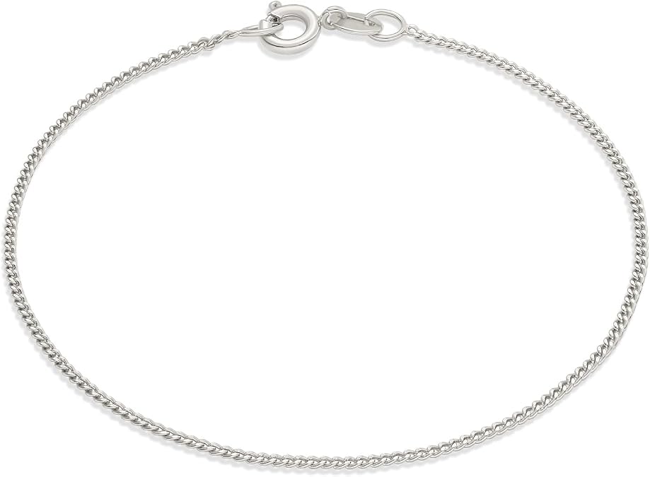 Amazon Essentials Sterling Curb Chain Bracelet