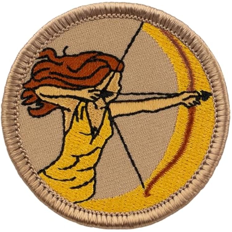 Artemis Patrol Patch - 2 Diameter Round Embroidered Patch Sew-on