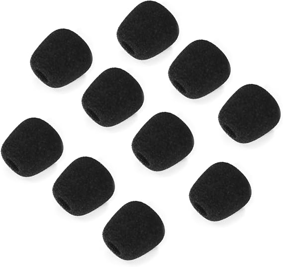 SHIDU 10 Pack Headset Microphone Covers Foam