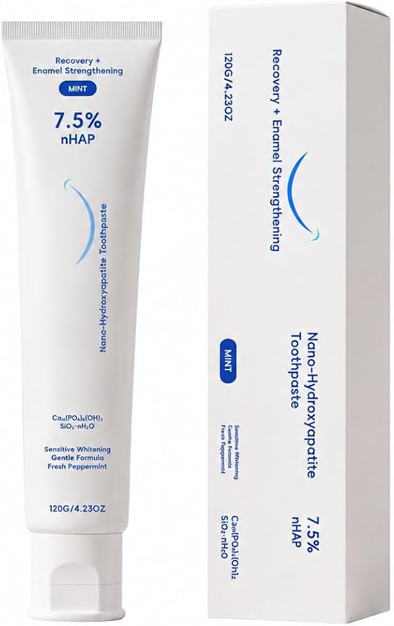 Toothpaste for Yellow Teeth, Hydroxyapatite Whitening Toothpaste-120G
