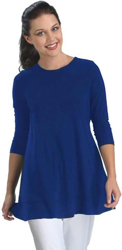 IC Collection Solid Soft Stretch Knit Tunic - 1484T