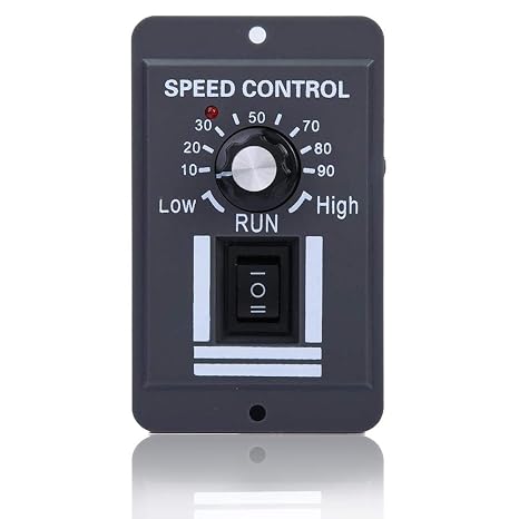 DC Motor Speeds Controller, Accurate Stable DC 12-60V 40A PWM Brush Motor Speeds Controller CW CCW Reversible Switch
