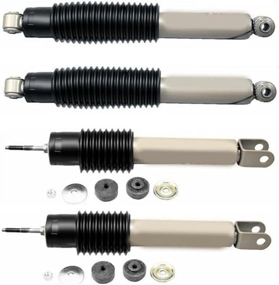 Front Rear Side Shocks Moube Kit Reflex Avalan for Cadillac for Escalade 5.3L 2002-2005 & 6.0L 2002-2006 for Escalade ESV 6.0L 2003-2006 for Escalade EXT 6.0L 2002-2006 12477516
