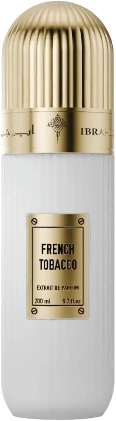 IBRAQ (Ibrahim Al Qurashi) French Tobacco Eau de Parfum 100ml – Unisex Woody Oriental Perfume with Blood Orange, Tobacco, Iris & Cinnamon – Long Lasting Luxury Fragrance for Men and Women